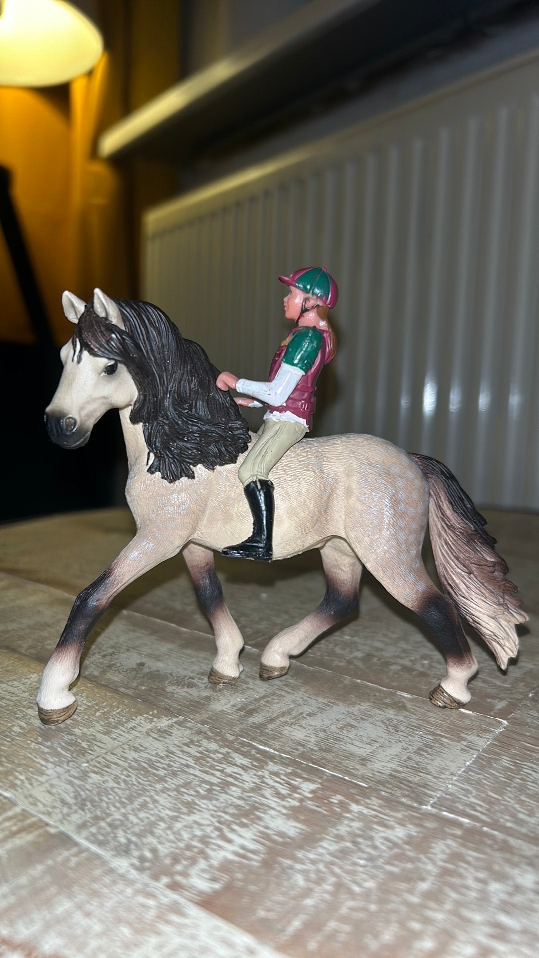 Schleich Andalusiër merrie met ruiter + gratis ruiter, Ophalen of Verzenden, Zo goed als nieuw, Paard, Beeldje of Figuurtje