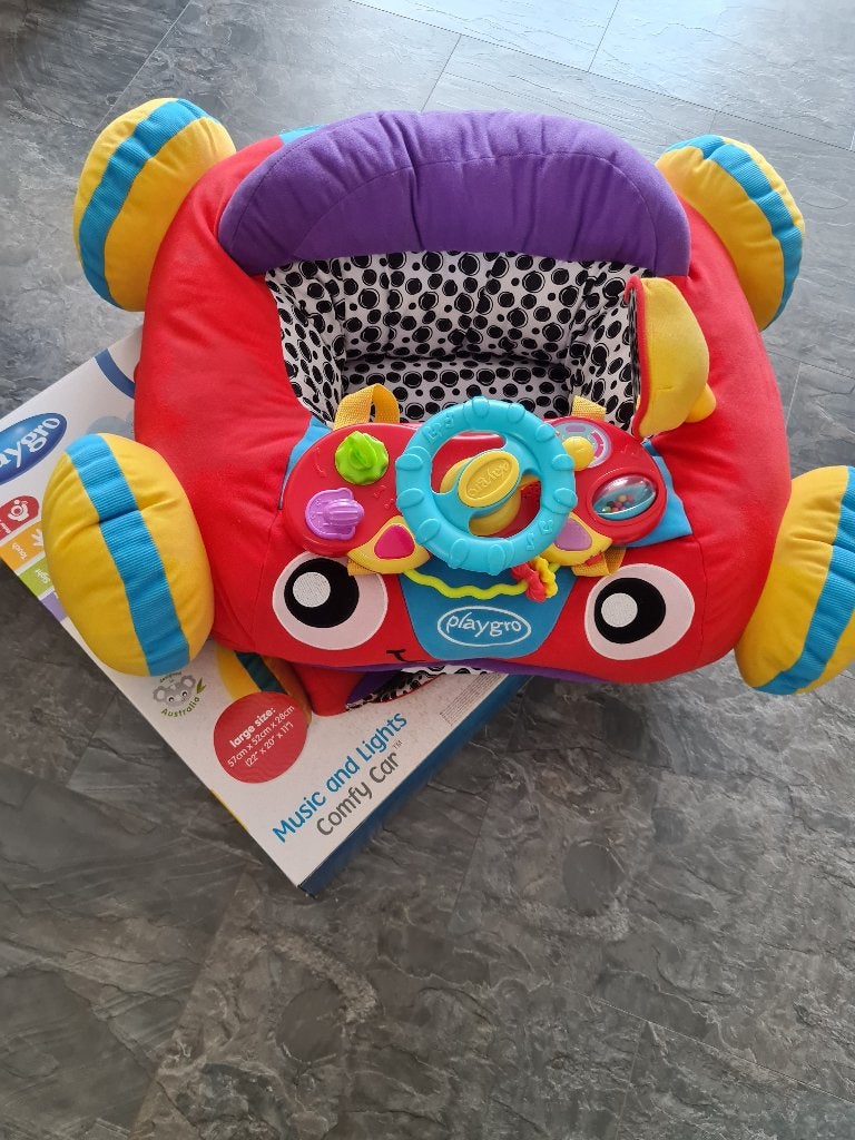 Playgro muziek en licht comfy car, Ophalen, Overige typen, Met licht