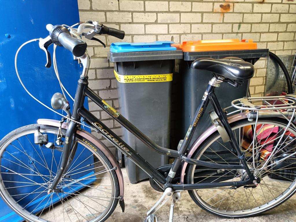 Gazelle dames fiets, Fietsen en Brommers, Fietsen | Dames | Damesfietsen, Ophalen, Gebruikt, Velgrem, Versnellingen