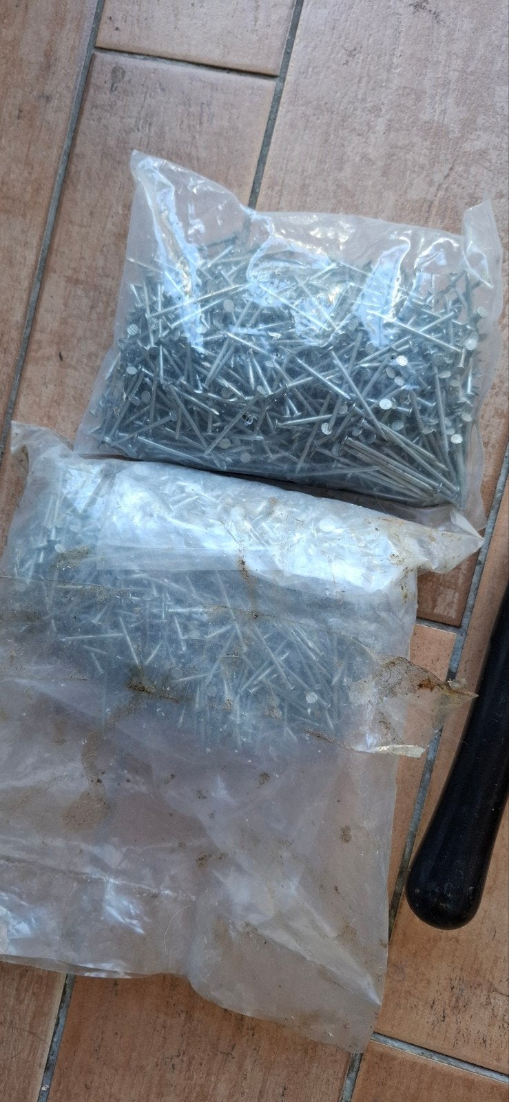 Zakken met diverse nieuwe spijkers 5cm lang, Ophalen, Nieuw, Minder dan 50 mm, Spijkers