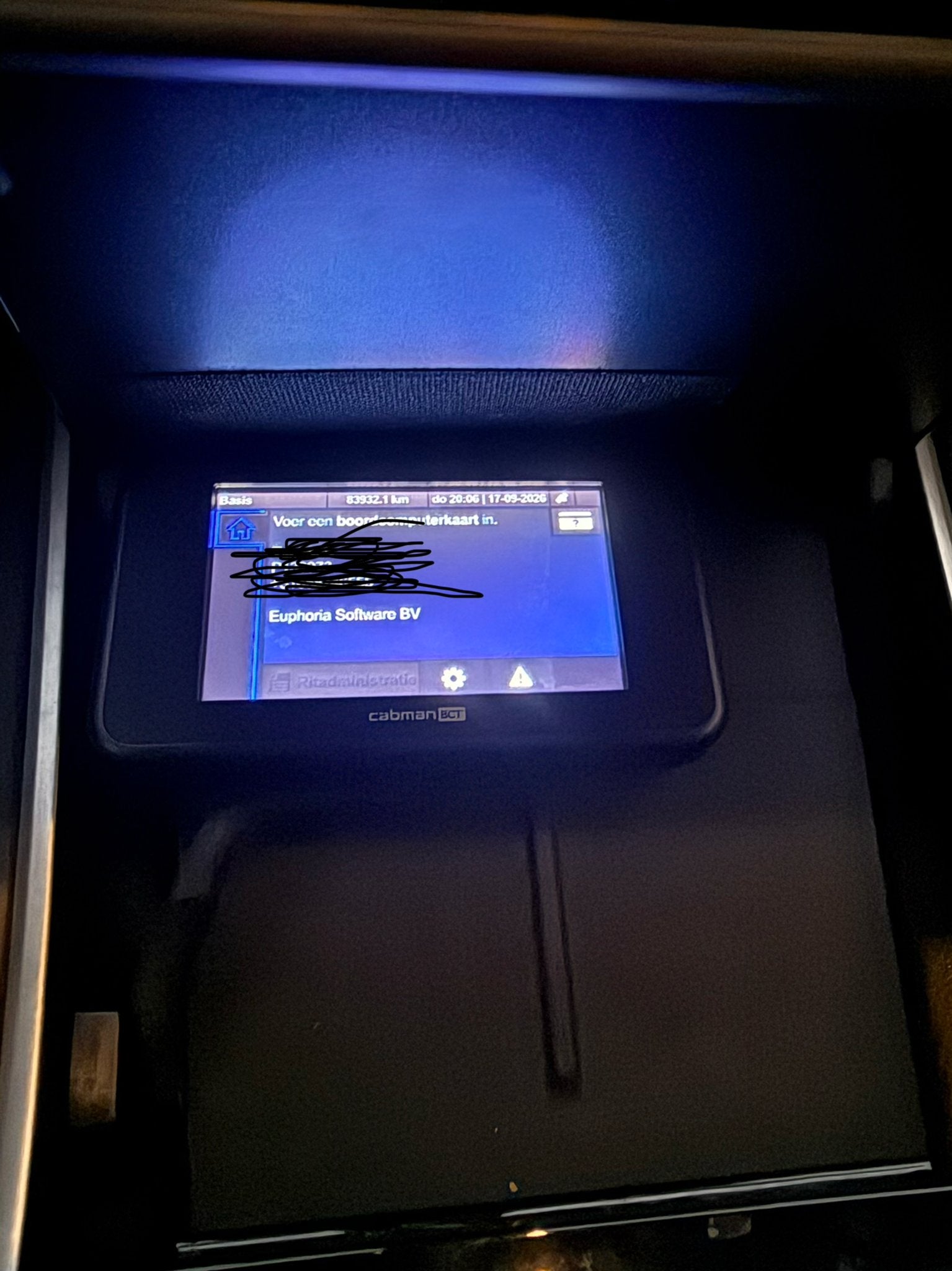Cabman BCT Taxi boordcomputer zonder meter, Auto diversen, Ophalen, Gebruikt