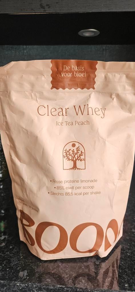 Clear Whey Ice Tea Peach - 750g Eiwitpoeder, Ophalen of Verzenden, Nieuw, Benen, Overige typen