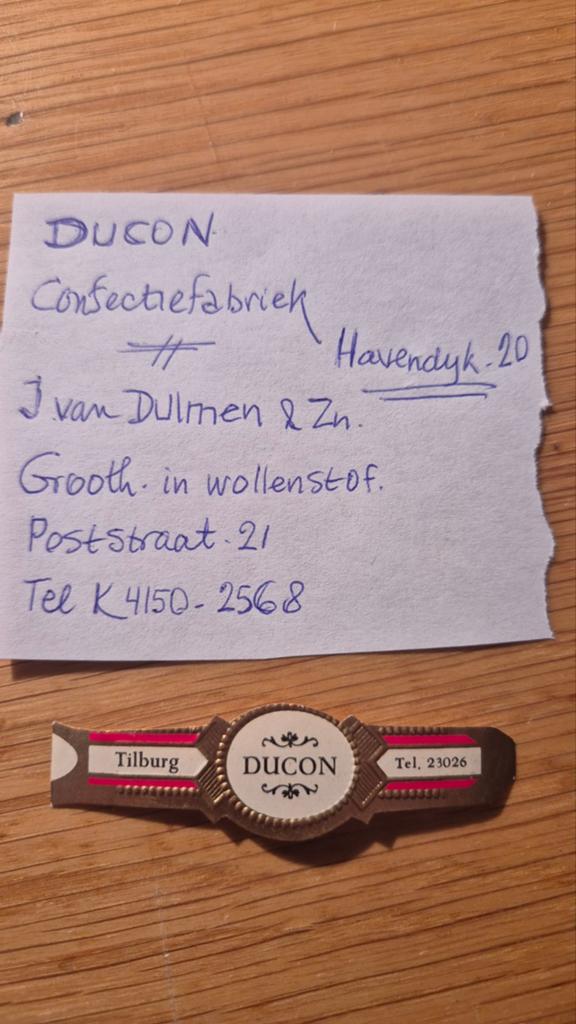 Sigarenbanden Tilburg, Ophalen, Sigarenbandjes