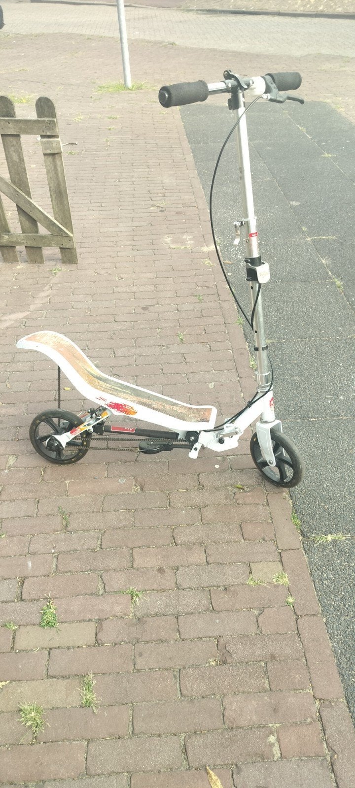 space scooter, Fietsen en Brommers, Steps, Ophalen, Zo goed als nieuw, Kickbike, Kickbike