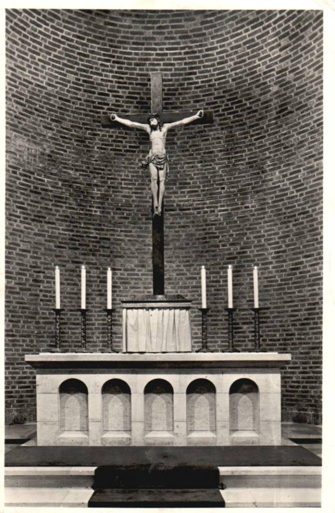 Heeze Retraitehuis -interieur ca. 1950, Verzenden, 1940 tot 1960, Gelopen, Noord-Brabant