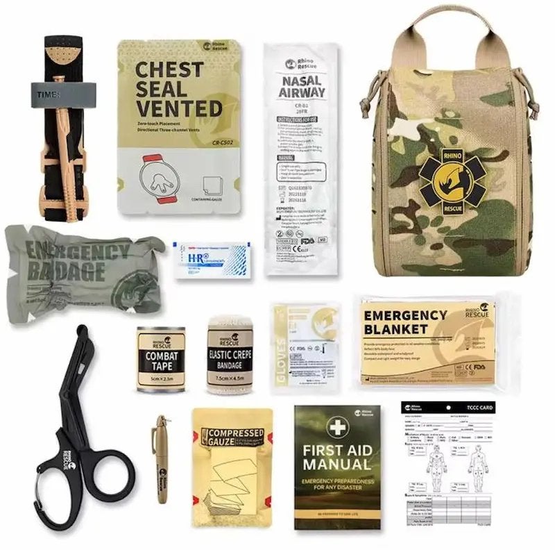 Military First Aid Kit – Camouflage EHBO-set (M-FAK), Ophalen of Verzenden, Nieuw