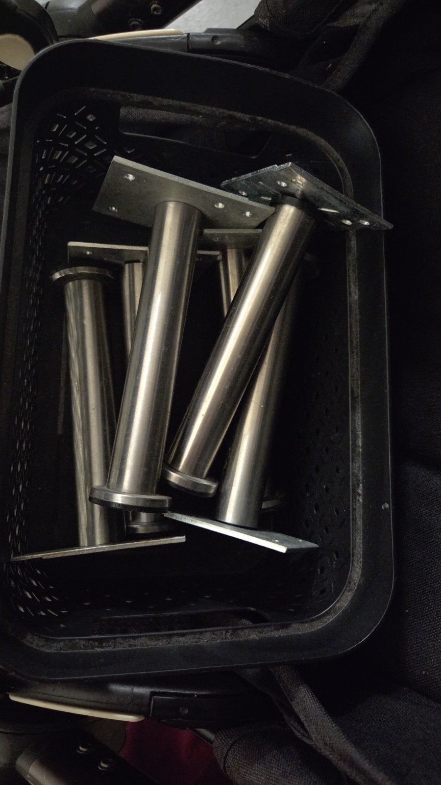 Capita poten, 8 stuks, Ophalen, Tafelpoot, Gebruikt, Minder dan 50 cm