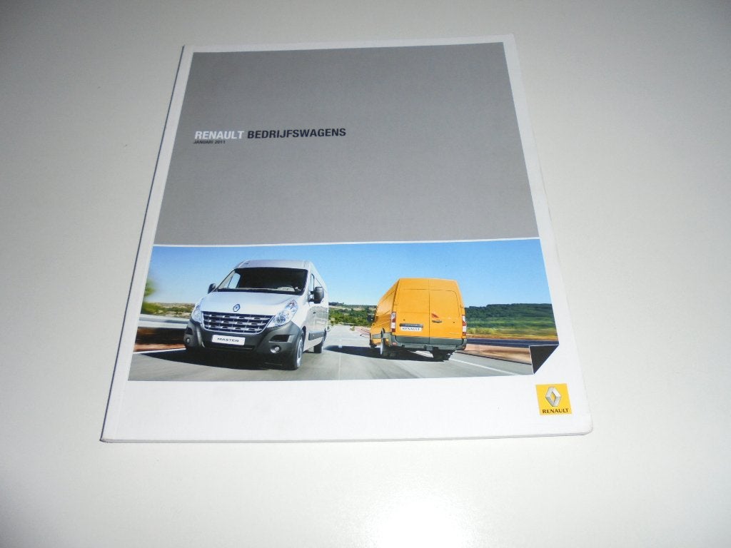 brochure Renault bedrijfswagens  2011, Ophalen of Verzenden, Zo goed als nieuw, Renault