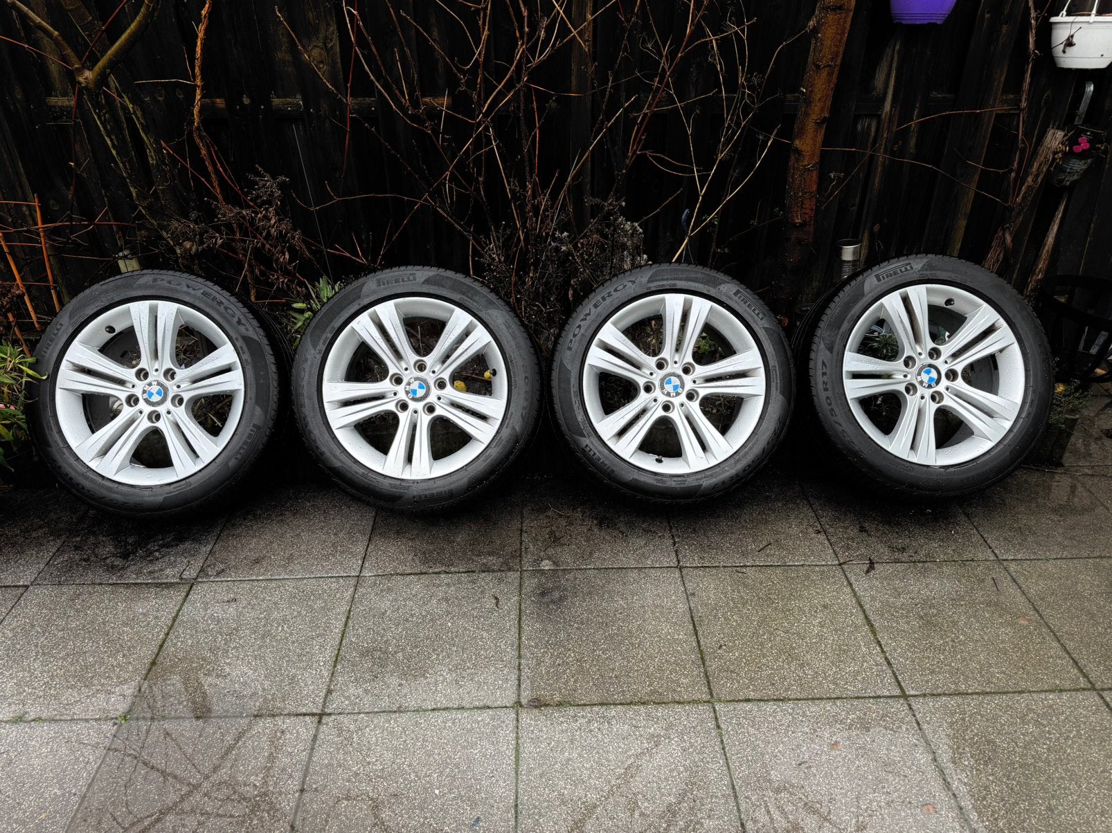 BMW Velgen 17” met zgan banden 3 serie F30/F31/E90/E91/F32, Auto-onderdelen, Banden en Velgen, Ophalen, Gebruikt, Banden en Velgen