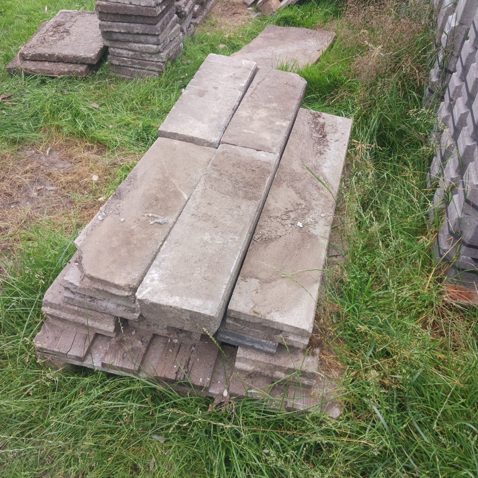 Gratis betonbanden  20 cm x 8 cm x 1,00, Ophalen, Beton, Minder dan 5 m², Overige typen