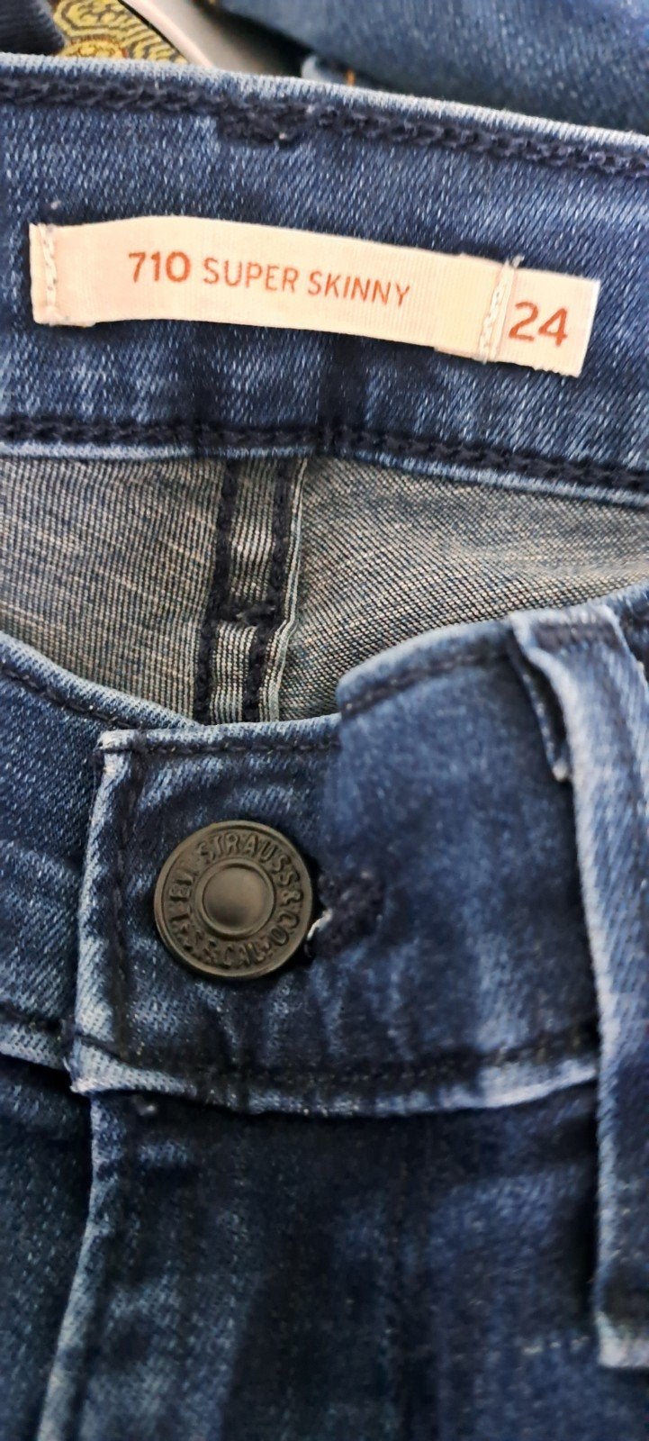 Super skinny jeans donkerblauw, maat 24, soepele stof, Kinderen en Baby's, Kinderkleding | Maat 146, Ophalen of Verzenden