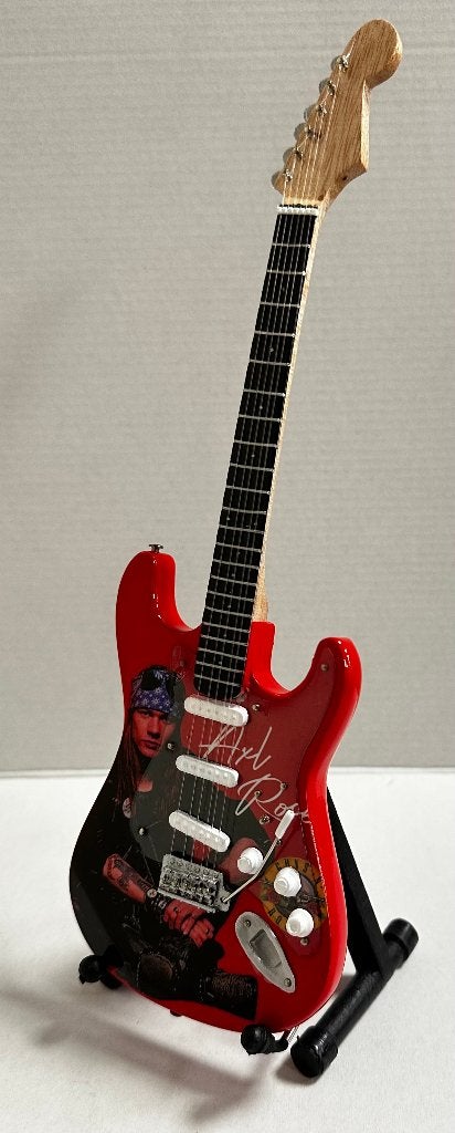 Axl Rose Guns N' Roses miniatuur gitaar 25cm mini guitar, Info@deconoord.nl, Deco Noord, Nieuw, Ophalen of Verzenden