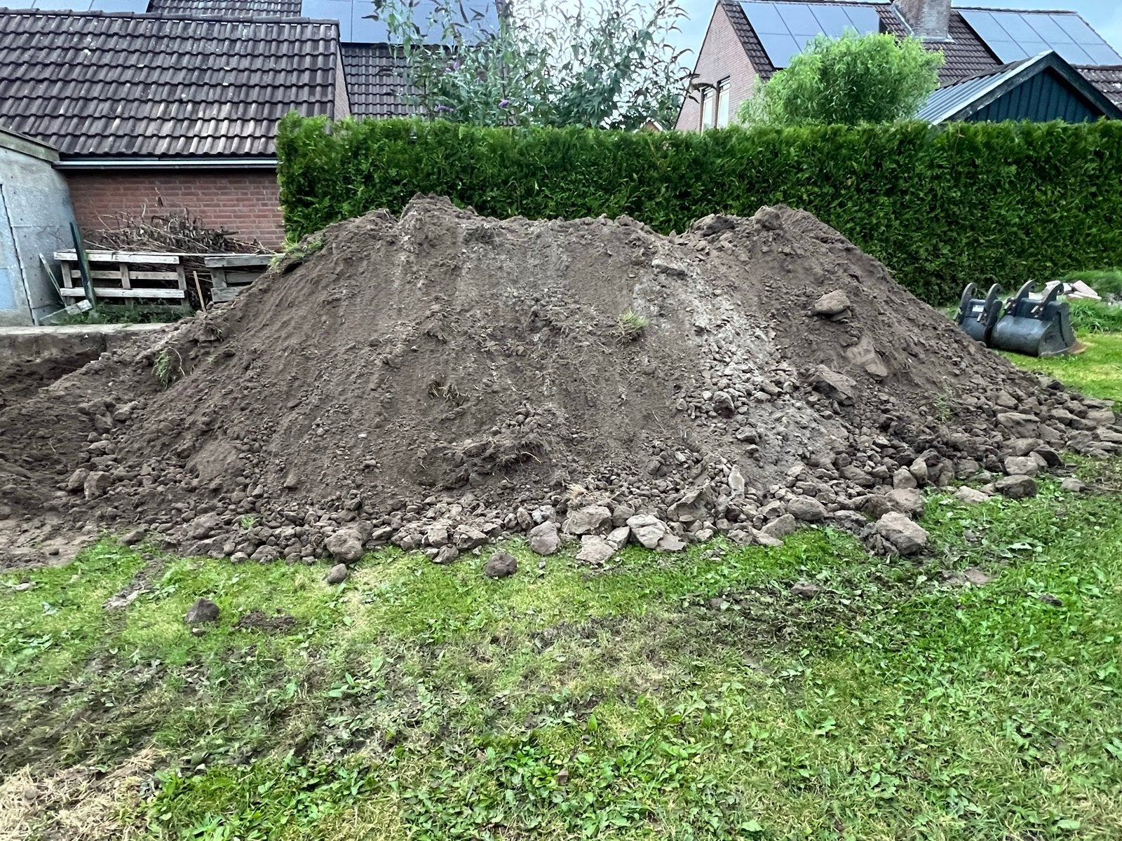 Gratis grond (kraan aanwezig), Tuin en Terras, Ophalen