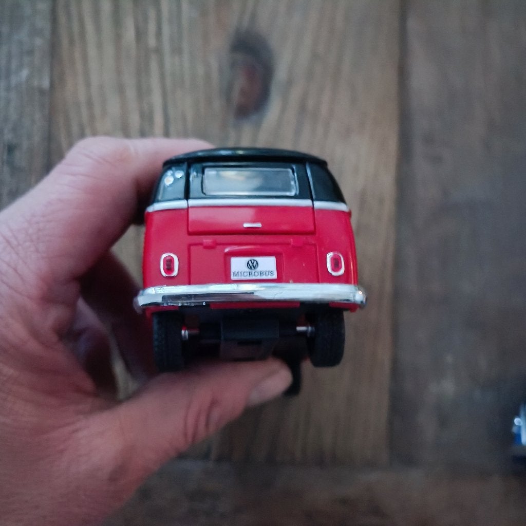 Kinsmart vw Volkswagen samba bus T1 diverse kleuren, Ophalen of Verzenden, Nieuw, Auto