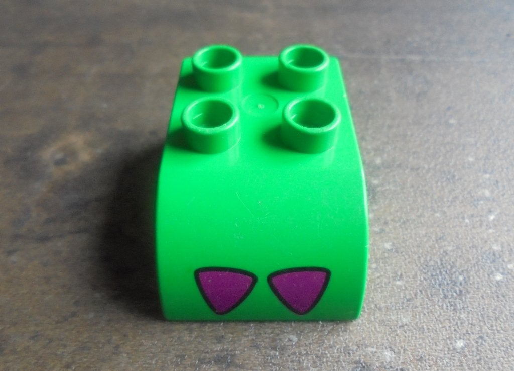 Lego Duplo Brick 2x3 with Slope Curved (zie foto's) 15, Ophalen of Verzenden, Gebruikt, Losse stenen, Duplo