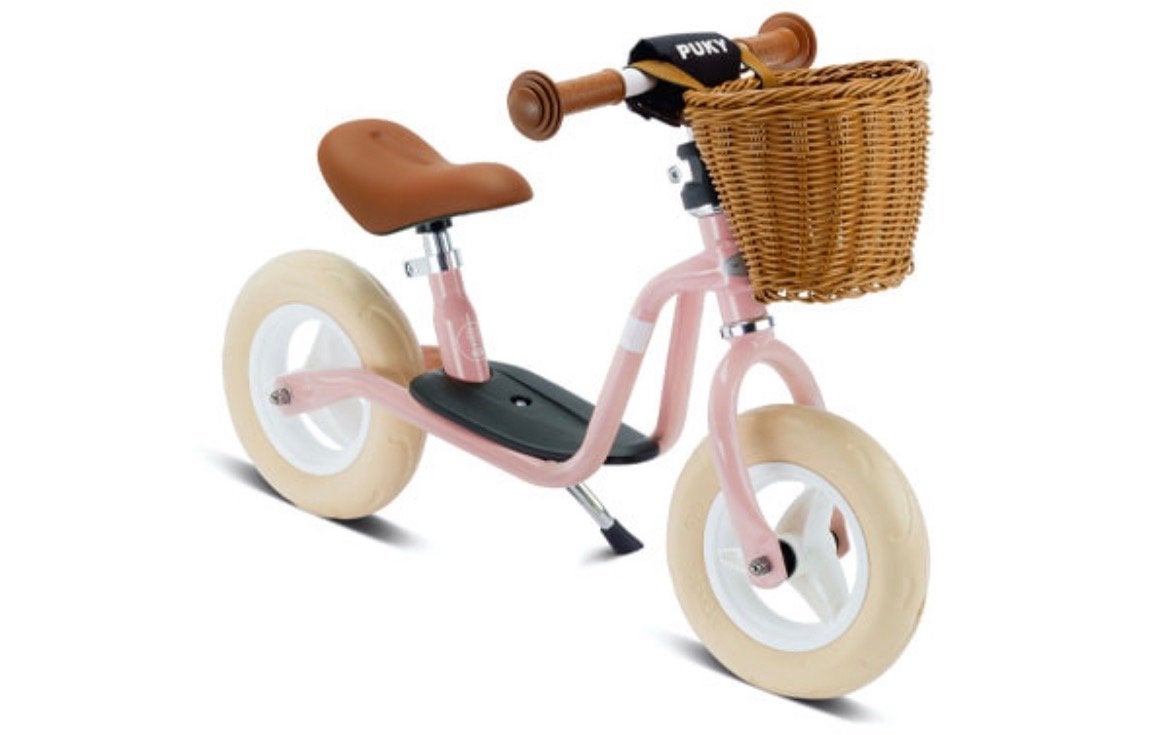Puky Loopfiets Roze met Mandje, Fietsen en Brommers, Ophalen, Gebruikt, Minder dan 16 inch