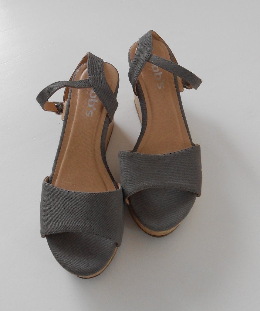 Hobb's sandalettes grijs mt 38, Hobb's, Grijs, Gedragen, Sandalen of Muiltjes