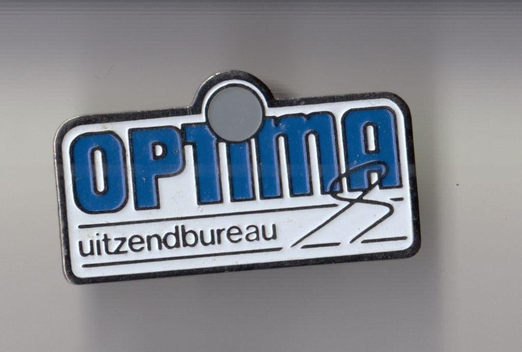 Optima Uitzendbureau pin, Gebruikt, Niet vindbaar, Niet vindbaar, Speldje of Pin