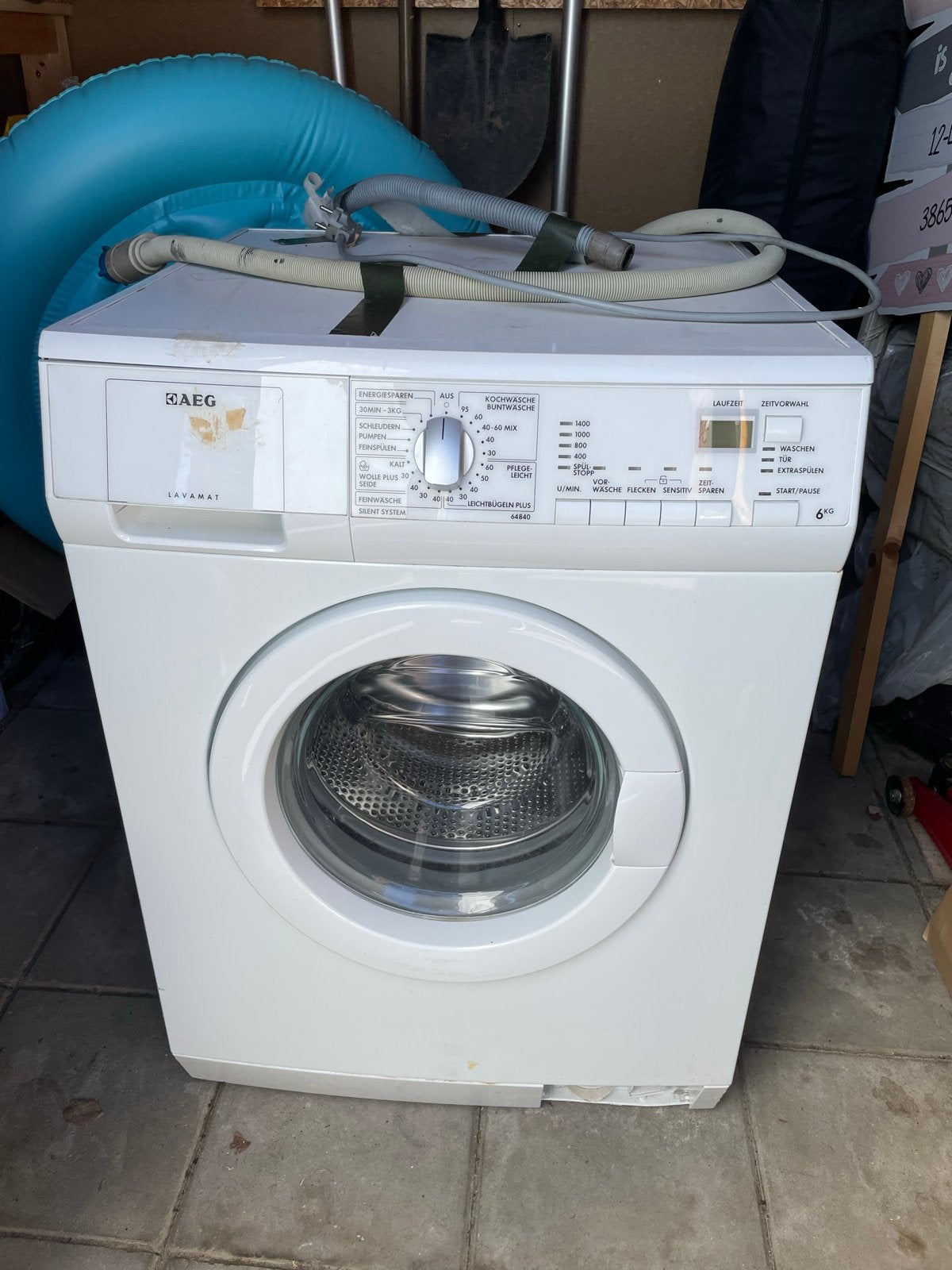 AEG Lavamat Wasmachine -  niet alle programma's, Witgoed en Apparatuur, Wasmachines, Gebruikt, Voorlader, 85 tot 90 cm, Ophalen