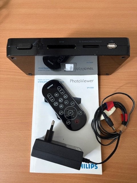 Philips Photoviewer SPV3000, Ophalen, Gebruikt, Philips, Afstandsbediening