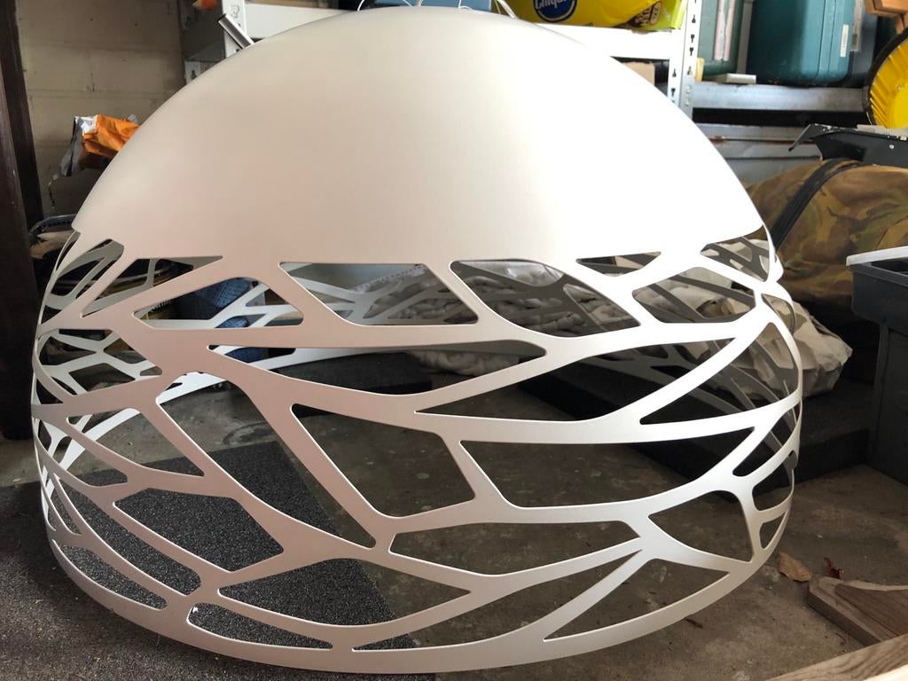 Hanglamp Kelly So Ø80 wit - Lodes - Studio Italia Design, Ophalen, Zo goed als nieuw, Wit, Rond