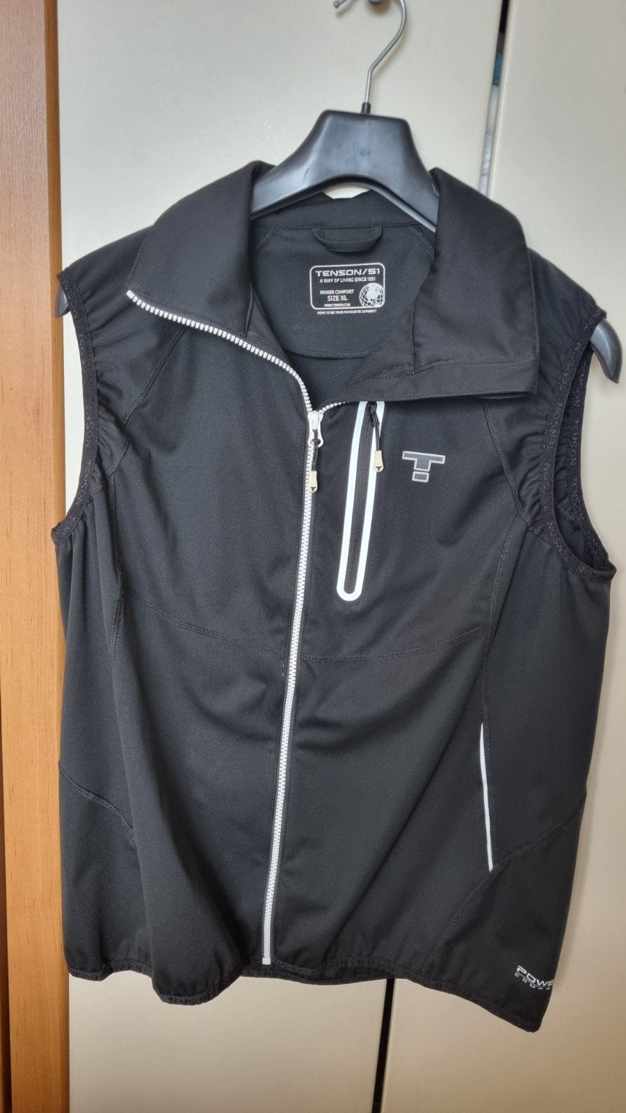 Tenson/S1 Zwart Mouwloos Vest Maat XL, Zwart, Tenson/S1, Maat 46/48 (XL) of groter, Ophalen of Verzenden