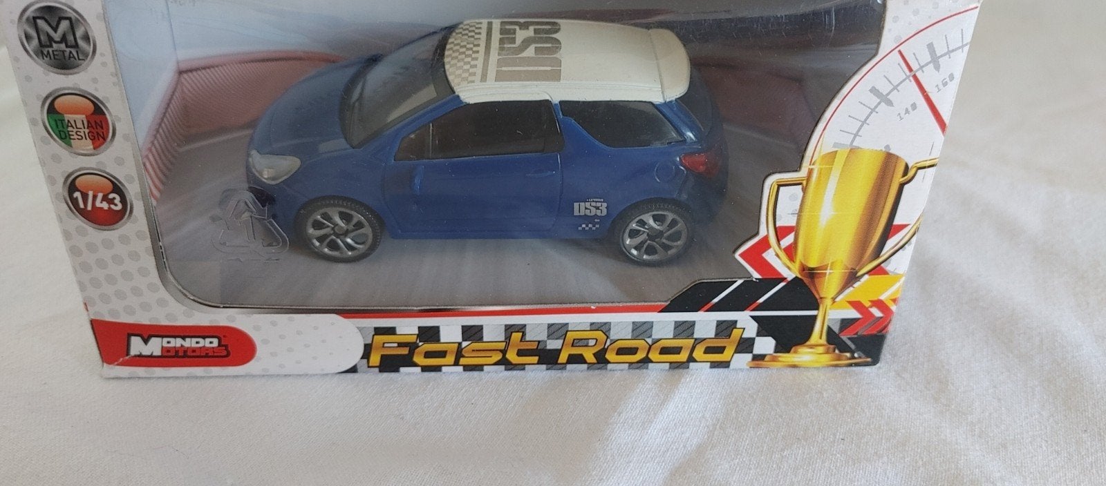 citroen DS3 Racing 1:43, Verzenden, Nieuw, Gelijkstroom of Wisselstroom, Overige merken