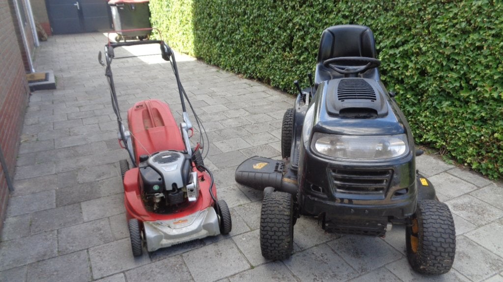 wegens inruil mtd zitmaaier 17 pk en zware wolf maaier, Ophalen, Cirkelmaaier, Gebruikt, Mtd