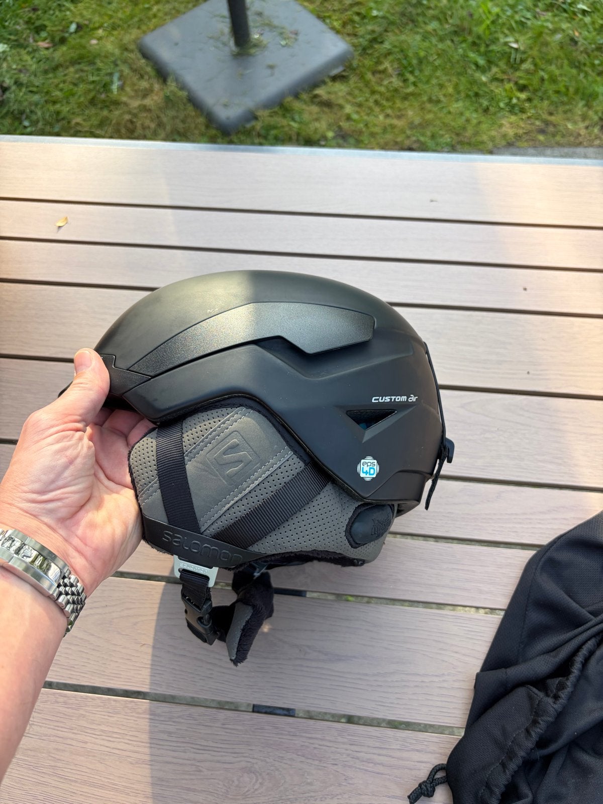 Salomon Skihelm Custom Air - Maat M, Ophalen, Overige typen, Salomon, Zo goed als nieuw
