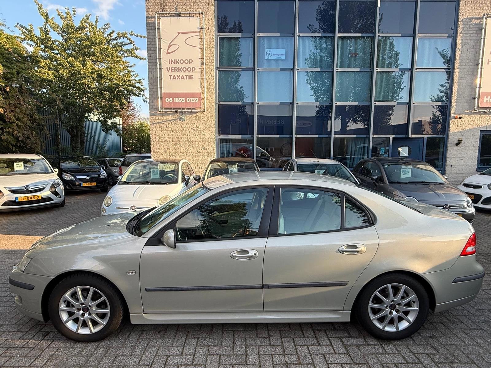 Saab 9-3 Sport Sedan 1.8t Business Trekhaak, Clima, APK 10/2, Auto's, Gebruikt, 4 cilinders, 150 pk, Leder en Stof