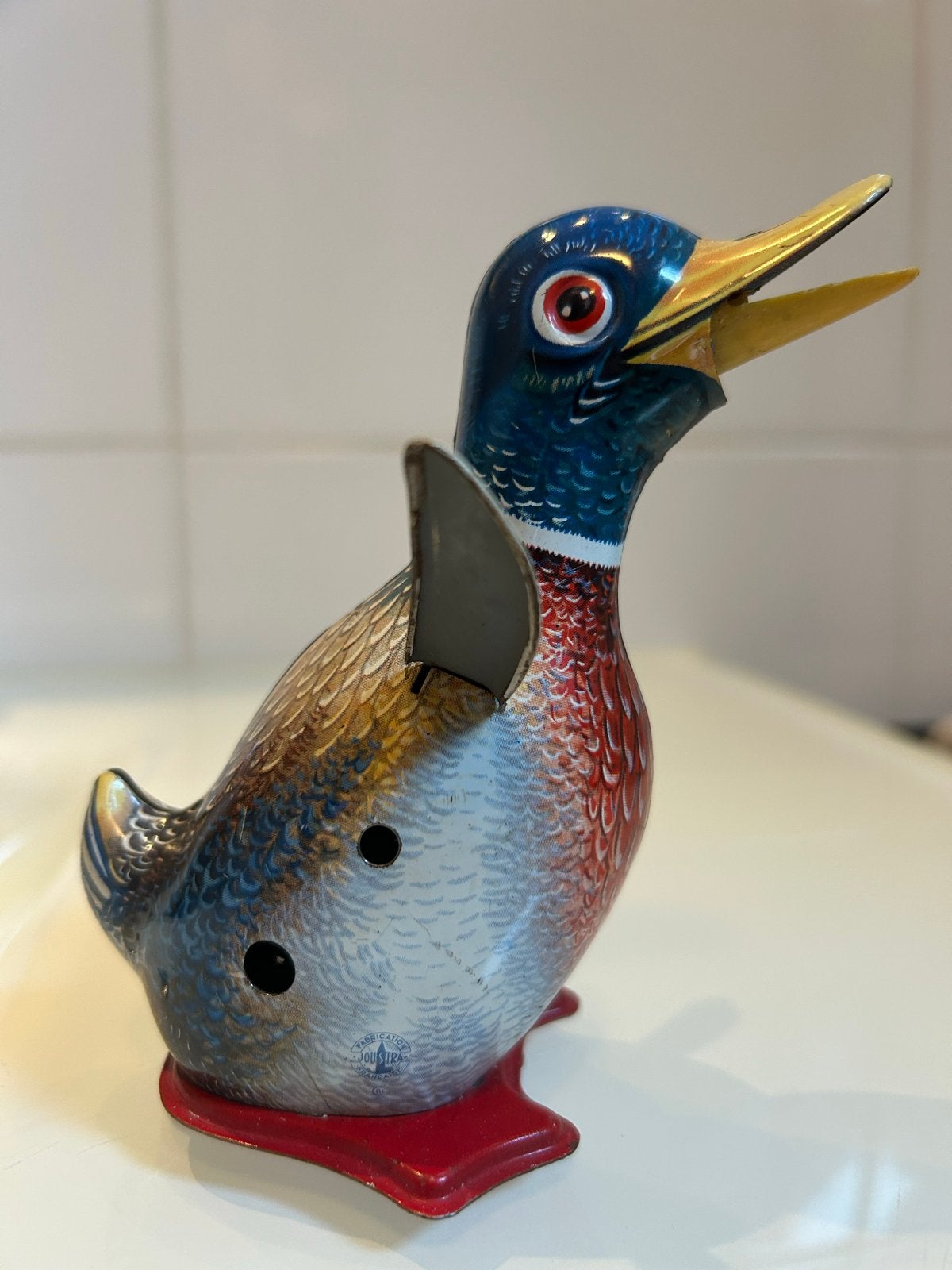 Joustra Frans blikken speelgoed: 'Le canard bavard' (1960), Ophalen