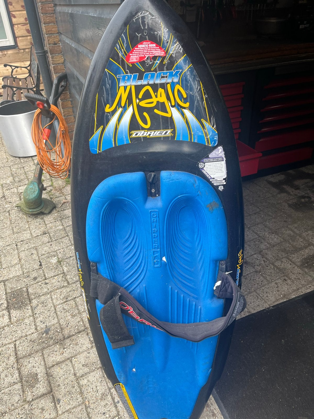 O'Brien Black Magic Kneeboard - Gebruikt, Watersport en Boten, Ophalen of Verzenden, Gebruikt, Board