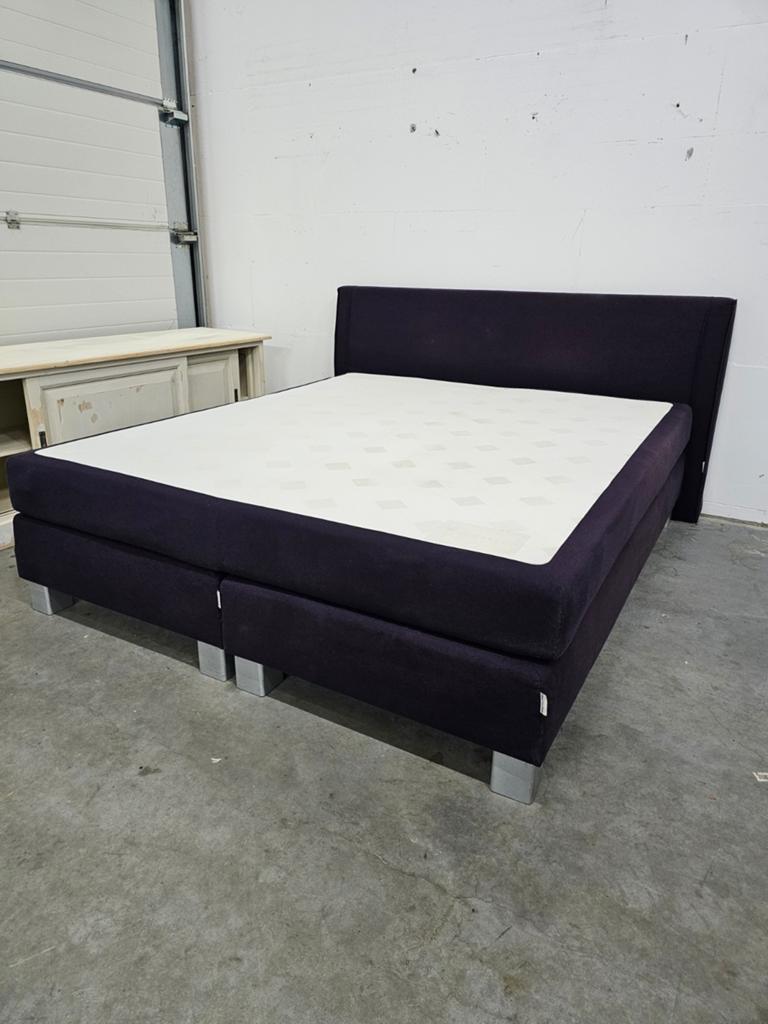 Boxpring Swiss Sense 180x210cm -  Incl. Hoofdbord Softline, 210 cm, Tweepersoons, Ophalen of Verzenden, Tweelingenlaan 106
