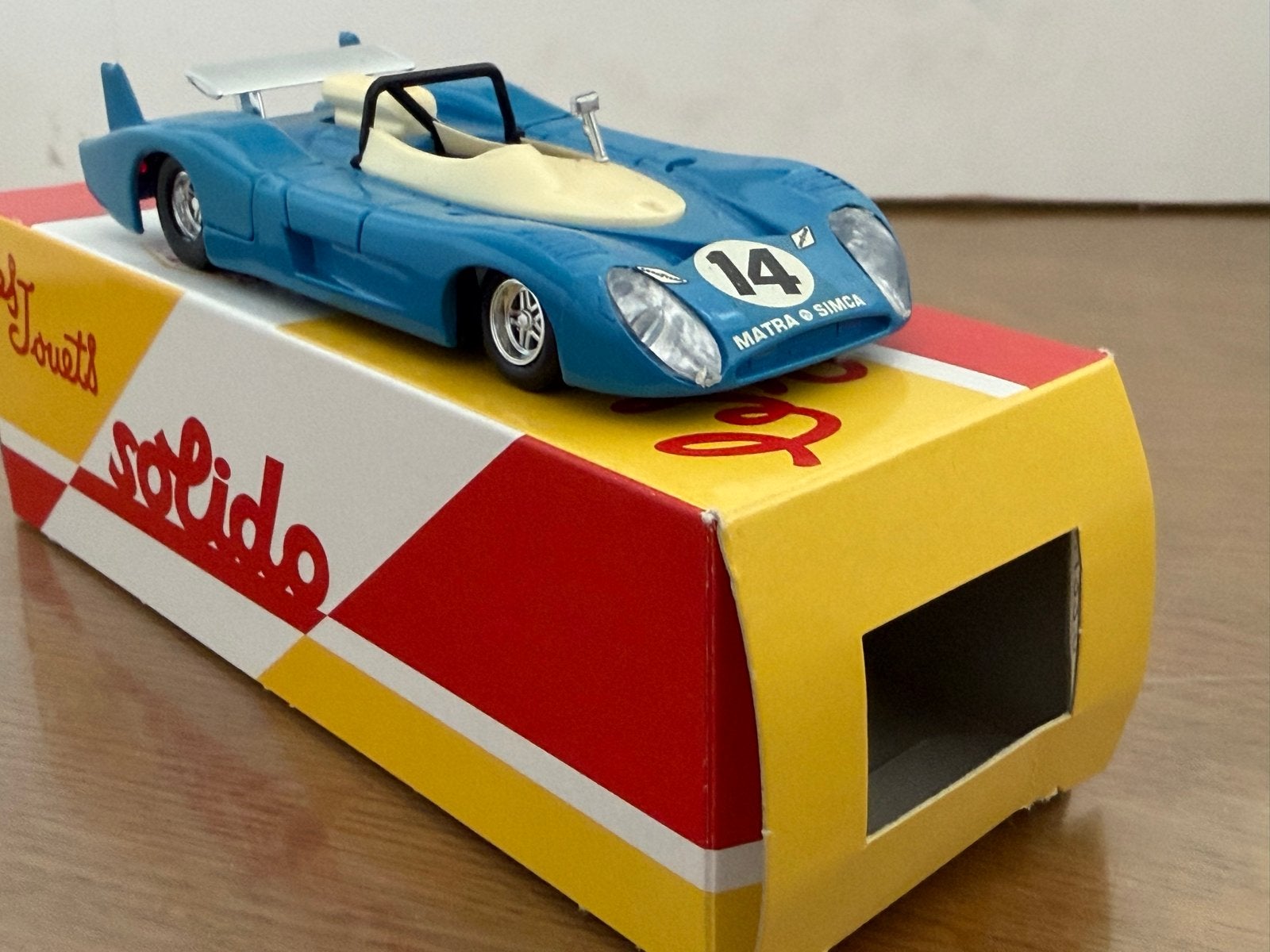 Solido Matra Simca MS 670 Le Mans schaalmodel, Ophalen of Verzenden, Zo goed als nieuw, Auto