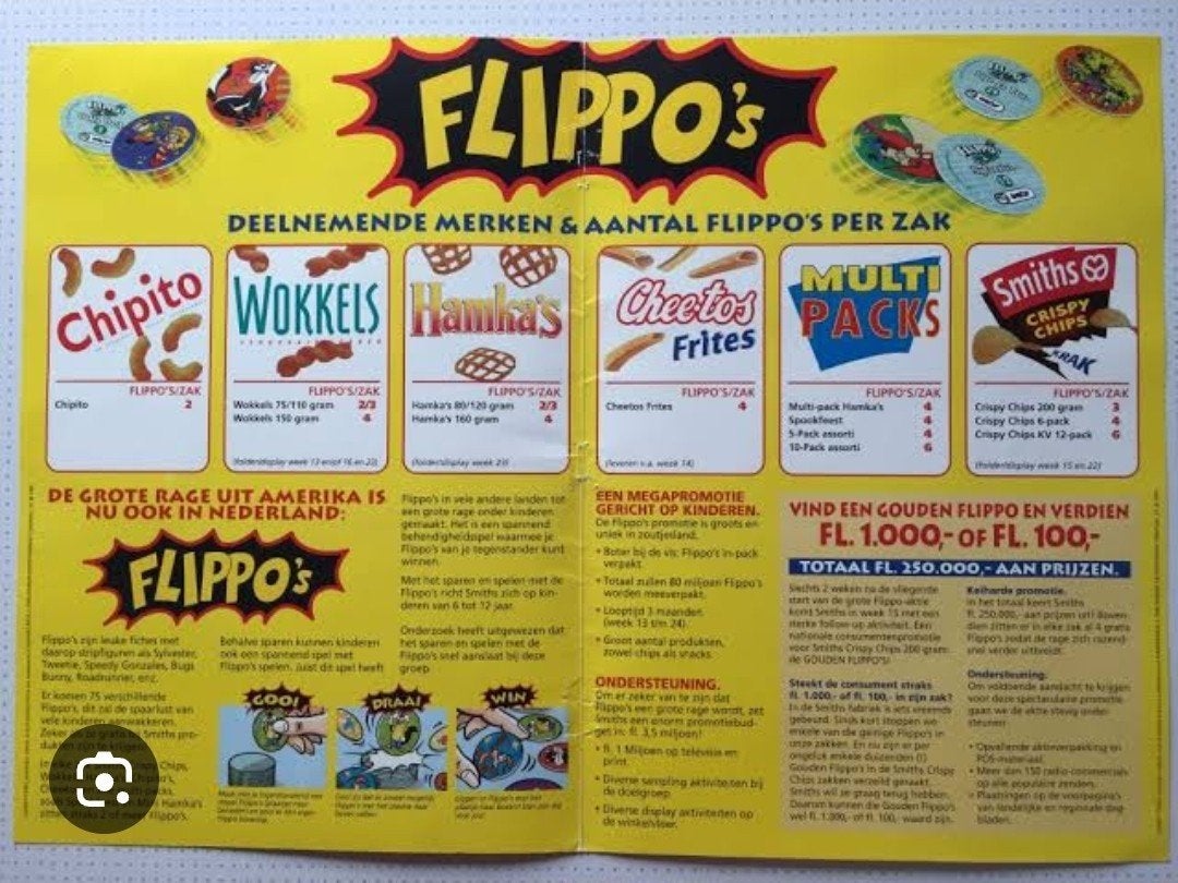 Gezocht! Flippo Reclame Materiaal, Hobby en Vrije tijd, Ophalen of Verzenden