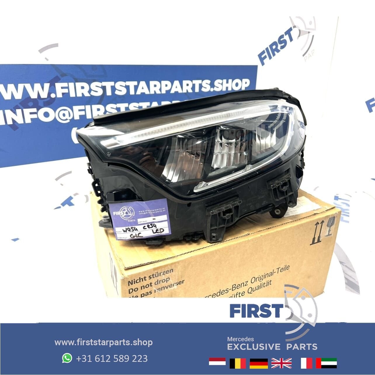 W254 C254 GLC HP LED KOPLAMP LINKS A2549061500 Mercedes 2022, Gebruikt, -, Ophalen of Verzenden, -