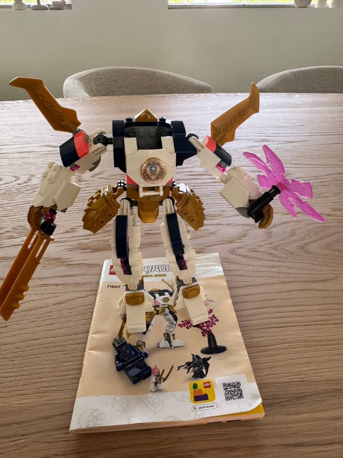 Lego Ninjago 71807, Gebruikt, Lego, Ophalen of Verzenden, Inclusief instructies