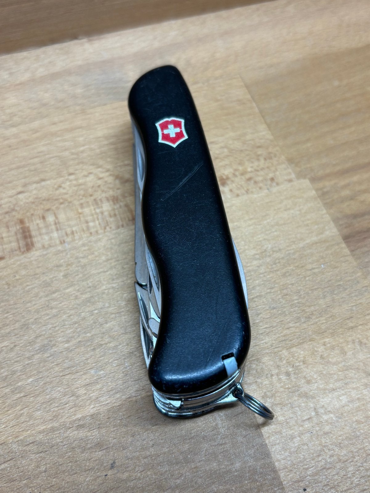 Victorinox WorkChamp Zwitsers Zakmes - Zwart, Gebruikt, Ophalen of Verzenden, V, V