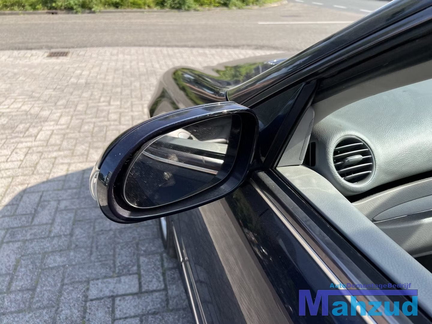 MERCEDES CLK W209 K359 BLAUW links spiegel 2003-2010, Auto-onderdelen, Gebruikt, Mercedes-Benz AG, Mercedes-Benz, Ophalen of Verzenden