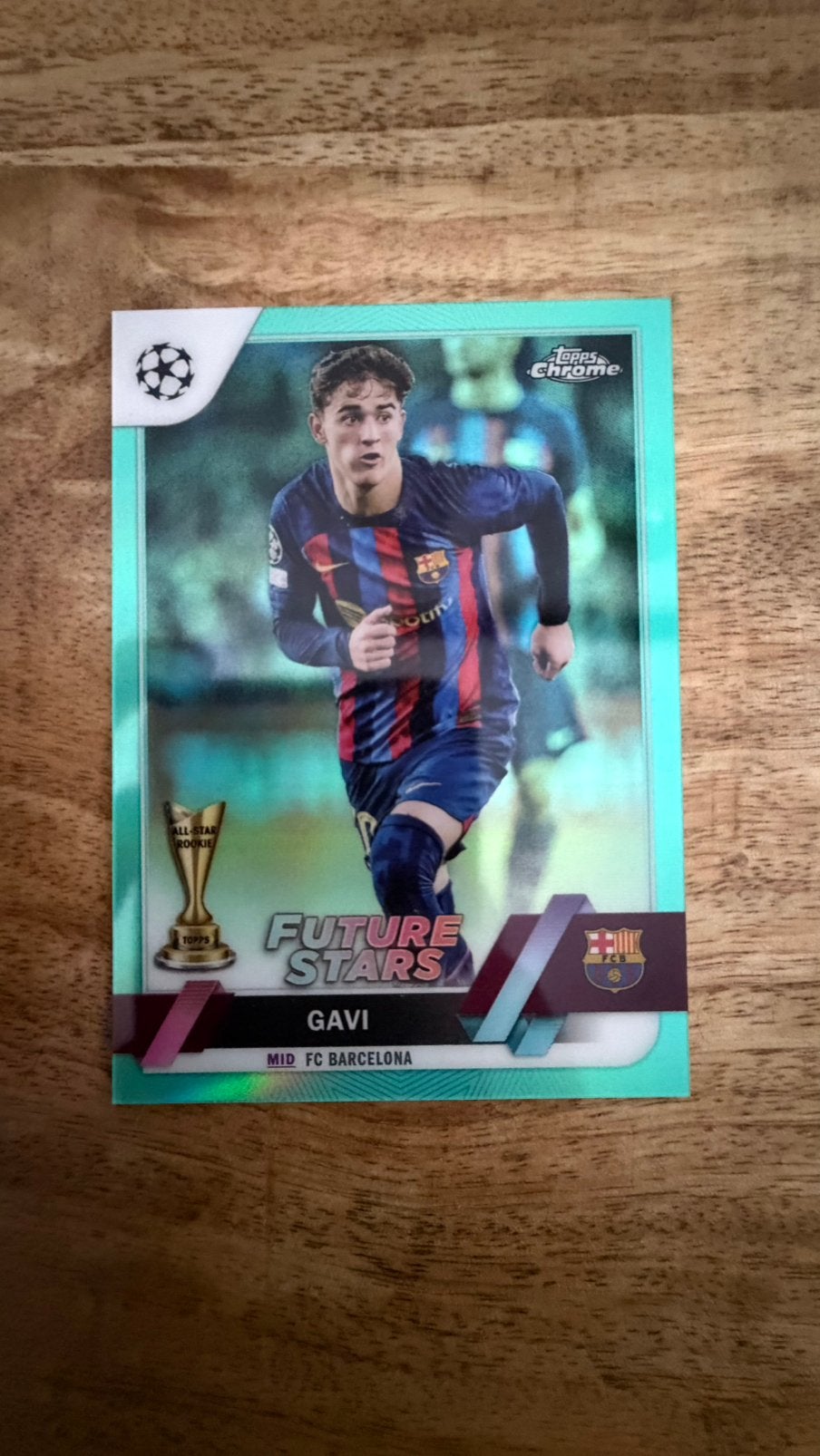 Gavi 199/199 topps chrome, Ophalen of Verzenden, Zo goed als nieuw, Buitenlandse clubs, Spelerskaart