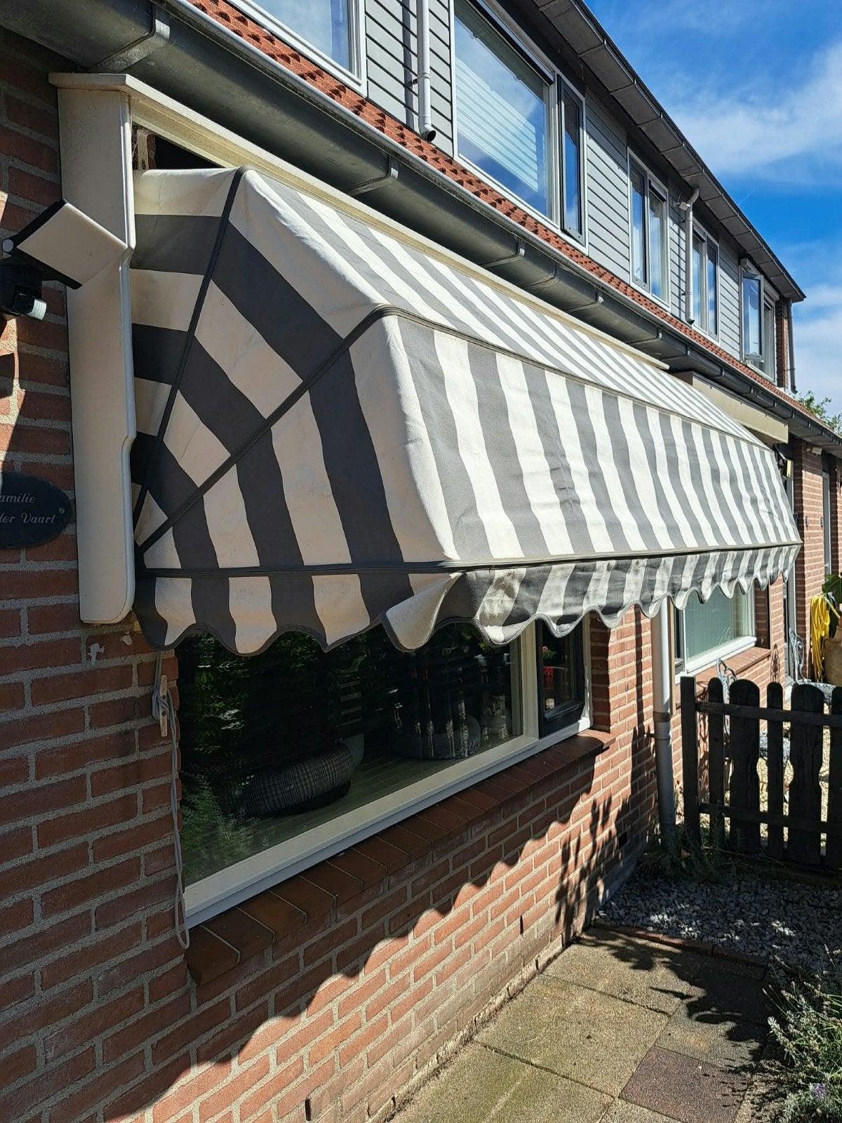 markies  zonwering, Ophalen