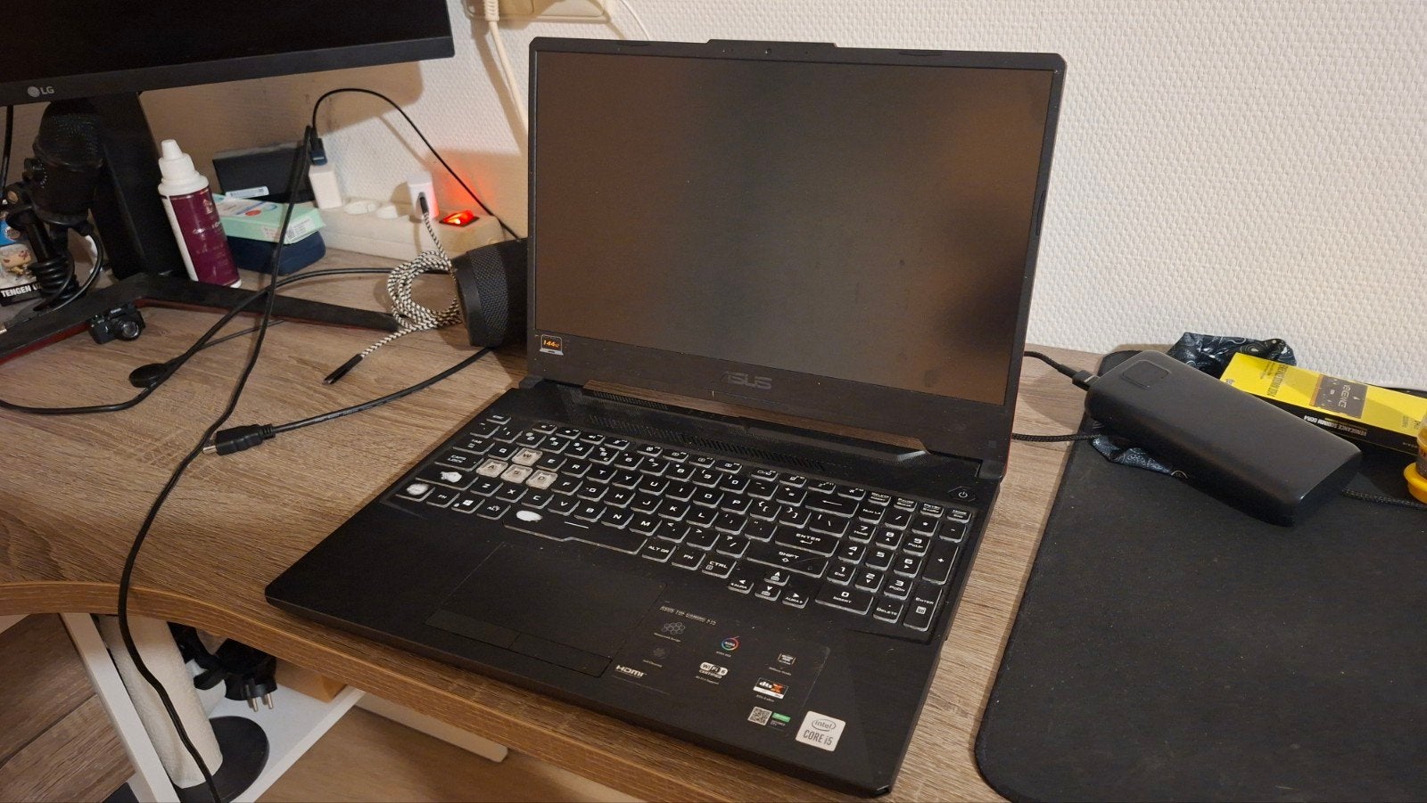 ASUS TUF Gaming F15 FX506LH Gaming Laptop - Intel Core i5, Gebruikt, Met videokaart, 2 tot 3 Ghz, 8 GB