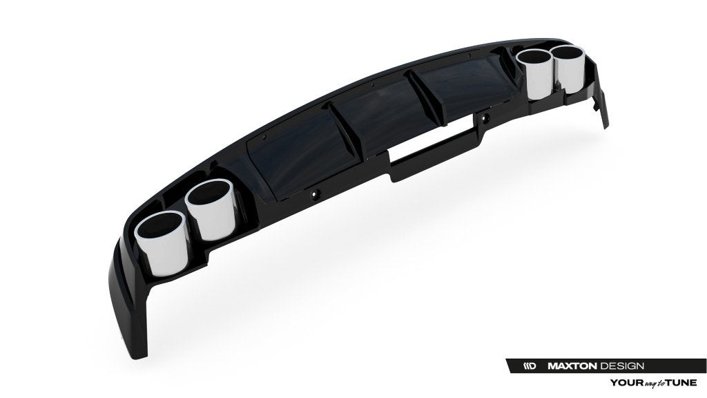 Diffuser + imitatie eindtips - Audi A6 C8 + S-Line 18-23, Ophalen of Verzenden