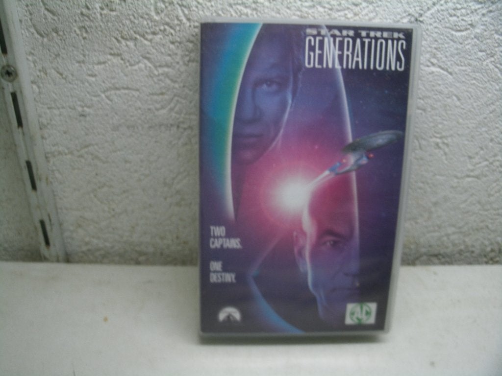 vhs 258b star trek generations, Cd's en Dvd's, Vanaf 12 jaar, Ophalen of Verzenden, Gebruikt, Science Fiction en Fantasy