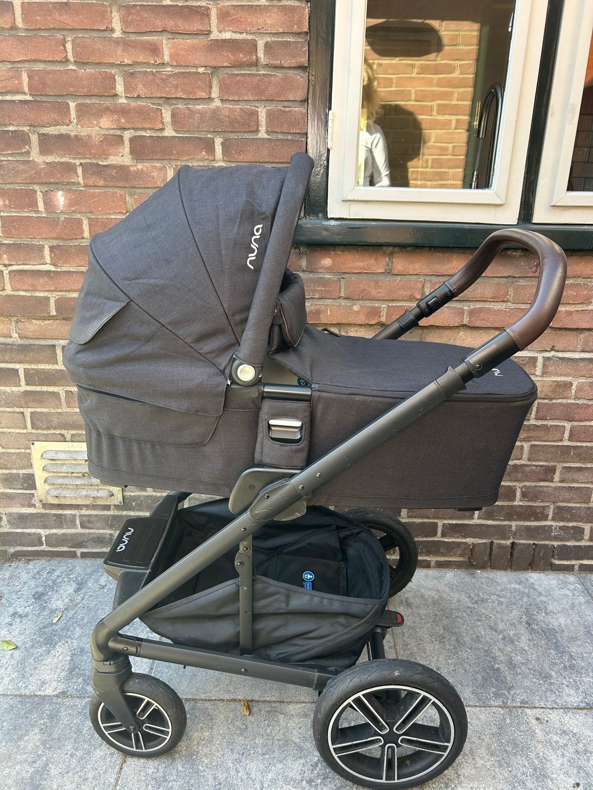 Nuna Mixx Next Caviar kinderwagen, Zo goed als nieuw, Combiwagen, Met reiswieg, Ophalen