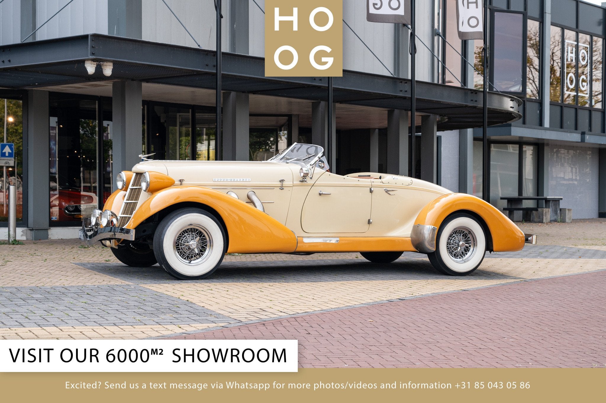 Auburn Speedster Supercharged (bj 1979, automaat), Auto's, Automaat, Gebruikt, 8 cilinders, Bedrijf