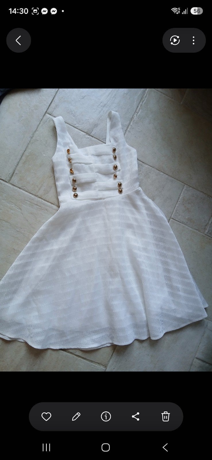 mooie witte jurk maat l en leren gilet maat xl val als l, Ophalen of Verzenden, Zo goed als nieuw, Wit, Schoenen