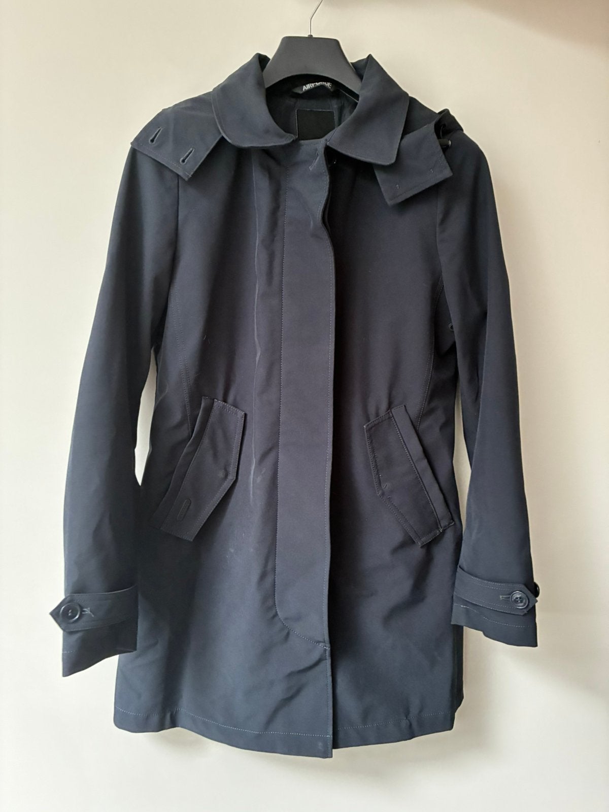 Airforce parka Donkerblauw maat S, Ophalen of Verzenden, Zo goed als nieuw, Blauw