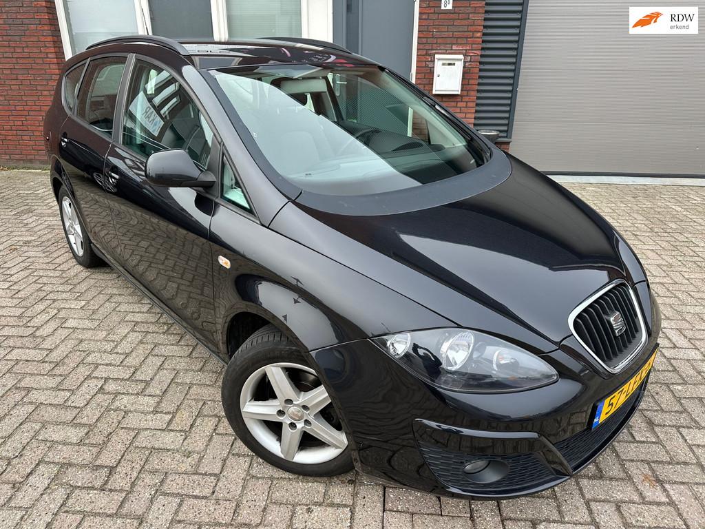 Seat Altea XL 1.6 Hattrick / Airco / Cruise / NAP, 4 cilinders, Zwart, Handgeschakeld, Euro 4