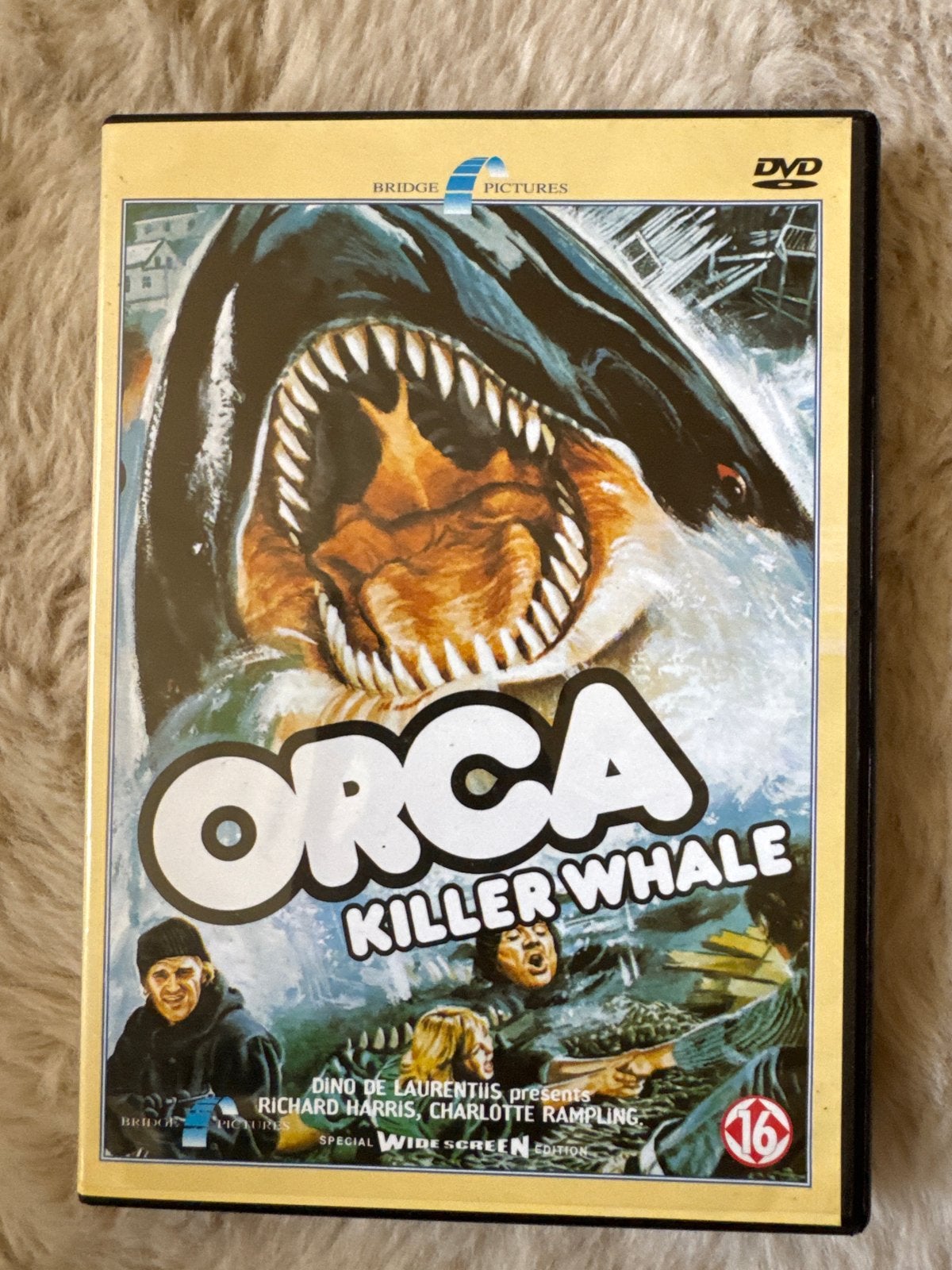 Orca Killer Whale DVD - Special Widescreen Edition, Vanaf 16 jaar, Ophalen of Verzenden, Zo goed als nieuw, Breedbeeld